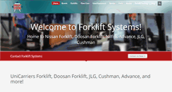 Desktop Screenshot of forkliftsystems.com