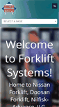 Mobile Screenshot of forkliftsystems.com